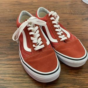 burnt orange vans